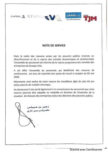 Reprise des activités chez le Groupe Ival