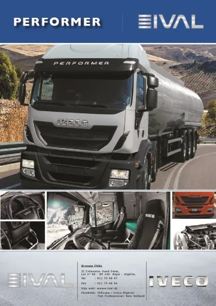 Ival : Le Camion Iveco Tracteur Performer 4x2 disponible à 13 280 000 DZD TTC