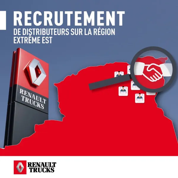 Renault Trucks Algérie : Recherche de nouveaux distributeurs sur l’extrême Est du Pays.