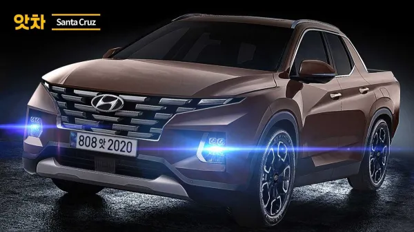 Le futur Hyundai Santa Cruz imaginé par AtchaCars