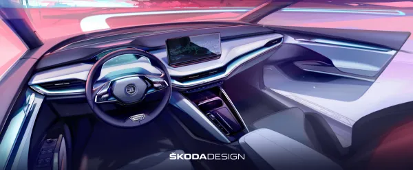 L'intérieur du Skoda Enyaq iV dévoilé