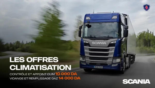 SAV : Plusieurs offres au niveau des ateliers de Scania Algérie