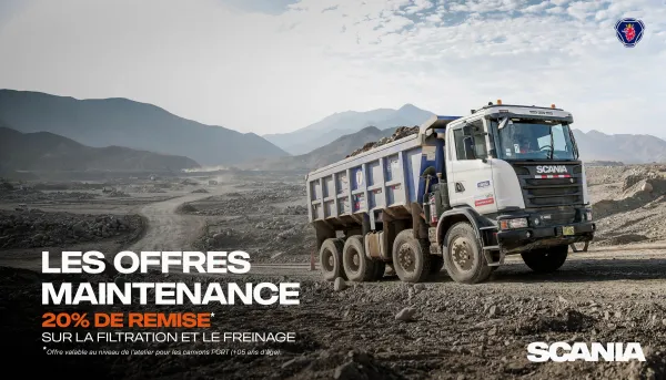 SAV : Plusieurs offres au niveau des ateliers de Scania Algérie