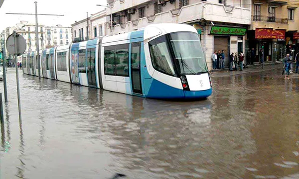 Arrêt partiel du tramway d'Alger