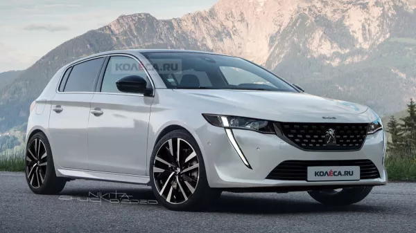 La nouvelle Peugeot 308 imaginée par Kolesa