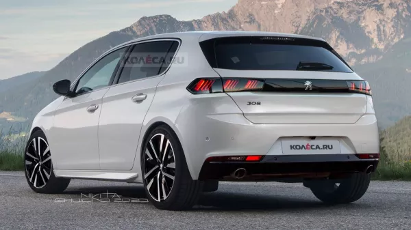 La nouvelle Peugeot 308 imaginée par Kolesa