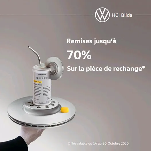 HCI Blida: Remises jusqu&#039;à 70 % sur la pièce de rechange