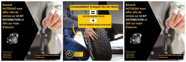 SAV: Jusqu&#039;à 20% de remise chez Renault Autodjaz