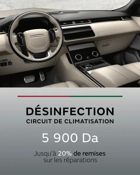 SAV: Les offres spéciales de Jaguar Land Rover Oued Smar