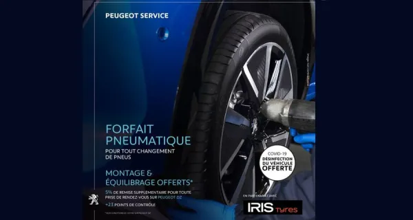 SAV : Signature d’un partenariat entre Peugeot Algérie et Iris Tyres