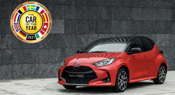 La Toyota Yaris élue voiture de l’année 2021