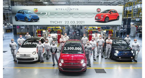 Fiat : 2,5 millions de Fiat 500 produites en Pologne