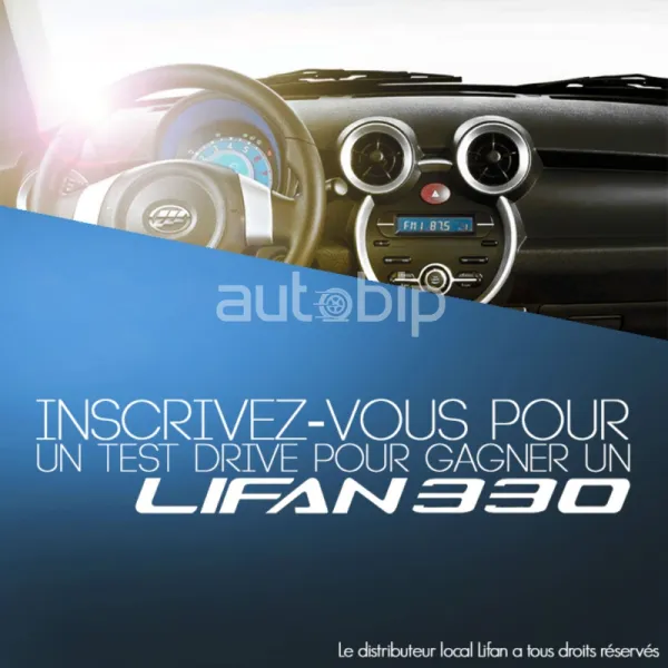 Jeu concours Lifan Motors : Une Lifan 330 à gagner