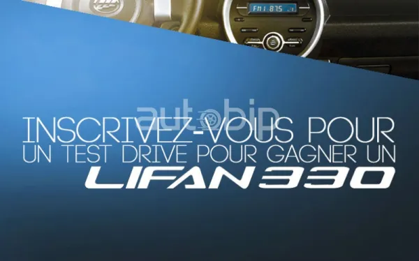 Jeu concours Lifan Motors : Une Lifan 330 à gagner