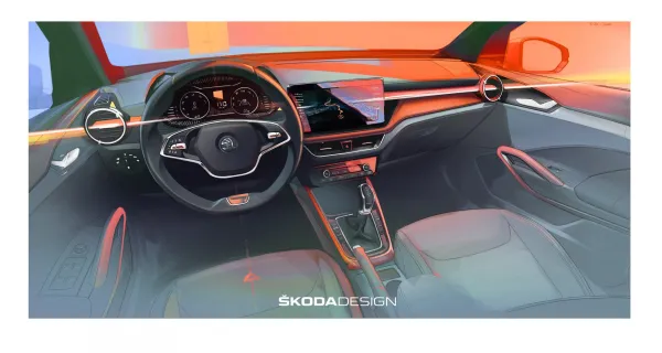 Nouvelle Skoda Fabia: voici son intérieur