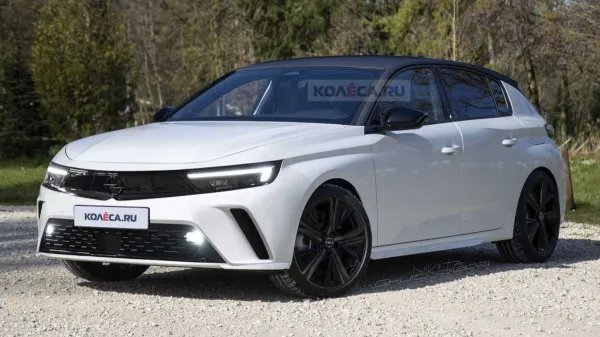 Opel Astra 2022 imaginée par Kolesa