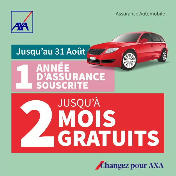 Assurances Automobiles : Jusqu’à 2 mois offerts chez Axa Assurance Algérie