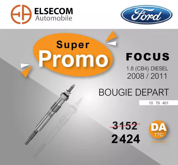 Elsecom Motors: Des remises jusqu&#039;à 55 % sur les pièces de la Ford Focus