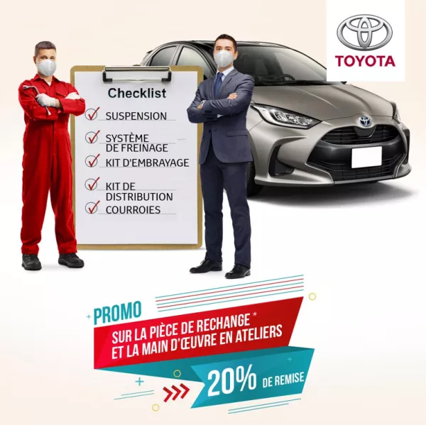 SAV : 20% de remise chez Toyota Algérie