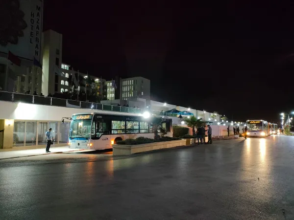 إيتوزا:خدمة النقل بالحافلات تستمر إلى غاية العاشرة مساء