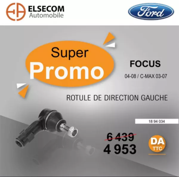 Elsecom Motors : Encore des remises sur les pièces de la Ford Focus