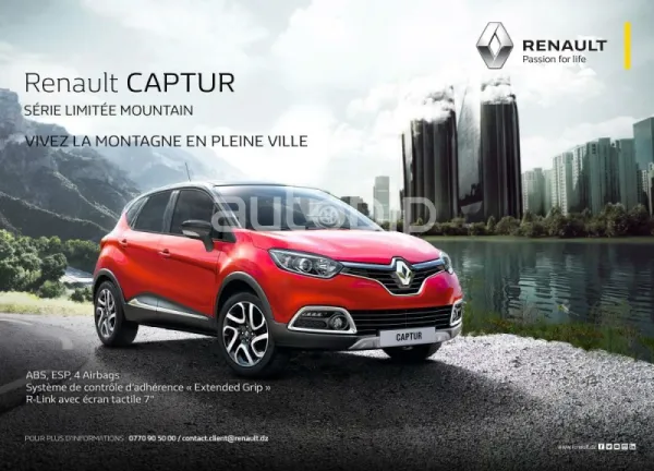 Renault Algérie: Nouveaux Captur « Liberty » et « Mountain »