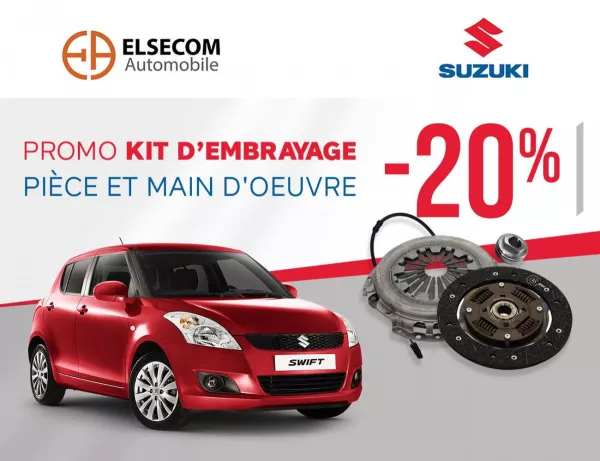 SAV : Jusqu&#039;à 20% de remise sur le Kit d&#039;Embrayage chez Suzuki Algérie