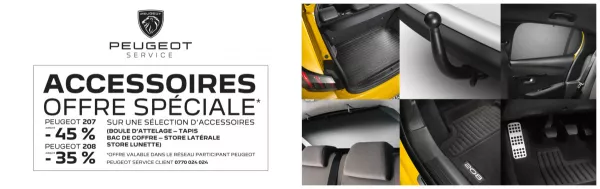 Peugeot Algérie : une offre spéciale sur une sélection d&#039;accessoires