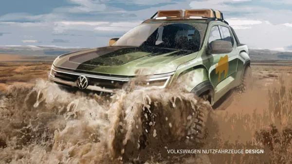 Volkswagen Amarok (2022) : premier teaser du pick-up allemand