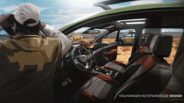 Volkswagen Amarok (2022) : premier teaser du pick-up allemand