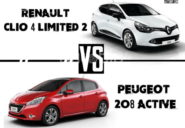 Renault Clio 4 Limited 2 VS Peugeot 208 Active