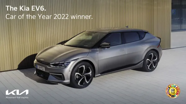 La Kia EV6 est élue Voiture de l'année 2022