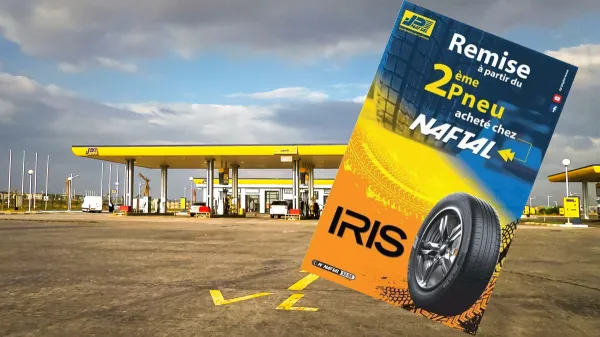 Naftal: 7% de remise sur les pneus Iris