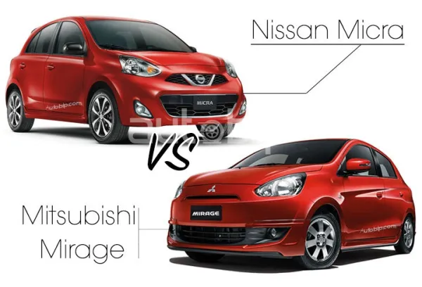 Mitsubishi Mirage VS Nissan Micra