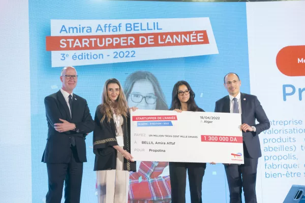 TotalEnergies Lubrifiants Algérie annonce les lauréats de la 3e édition du Challenge Startupper de l’Année par TotalEnergies