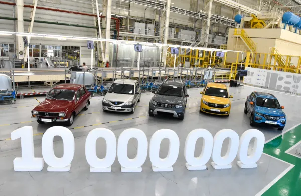 Dacia: 10 millions de voitures produites depuis 1968