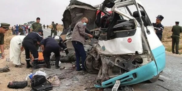 حوادث المرور: وفاة 42 شخصا وإصابة 1910 آخرين خلال أسبوع