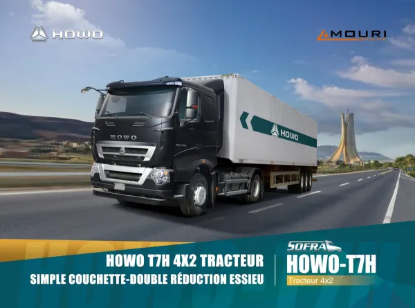 شاحنات SinoTruk Howo تصل إلى الجزائر وتتوفر للطلب  إبتداء من 7.470.000  دج