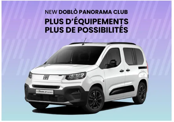 Fiat Algérie lance le Fiat Doblo Panorama Club à partir de 3 749 000 DA