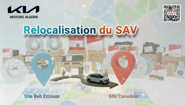 KIA Motors Algérie transfère ses activités de service après-vente (SAV) vers son site du Caroubier