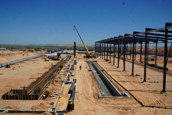 Projet Sokon à Batna : objectif de lancement de la première ligne de production d’ici fin août 2026