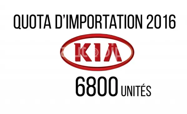 Kia Algérie : un quota de 6800 unités pour 2016
