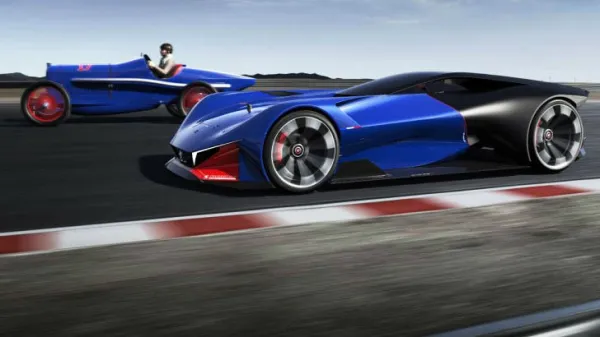 Peugeot révèle le concept car L500 R Hybrid, à l’occasion du centenaire de la L45