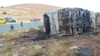 Terrible accident à Laghouat :  32 morts et 22 blessés