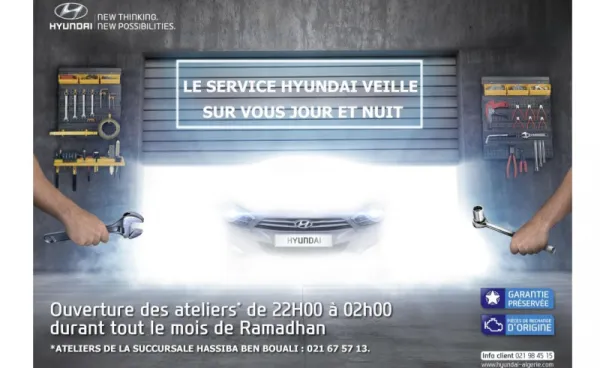 Hyundai Algérie : le SAV jour et nuit pendant le mois de Ramadhan