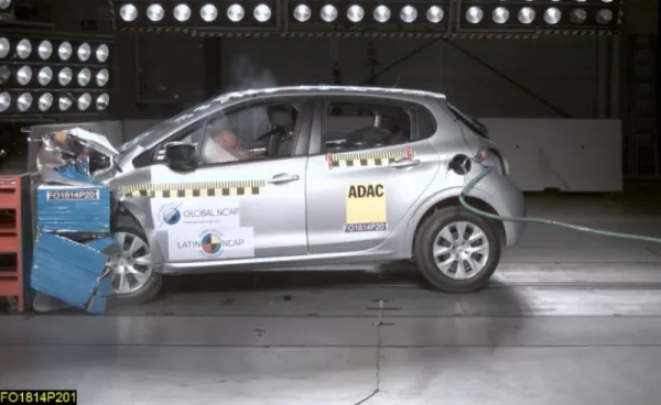 La Peugeot 208 échoue au crash test du LatinNCAP