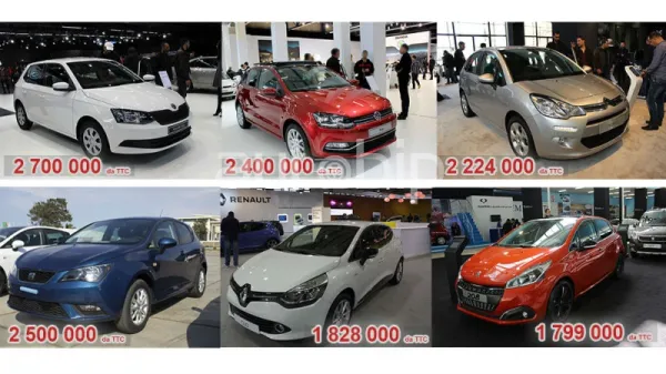 Marché Algérie : Les prix des citadines en juin 2016