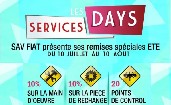 Sodi Automotive lance les &quot;Sevices Days&quot; avec -10% sur main-d&#039;oeuvre et la pièce de rechange