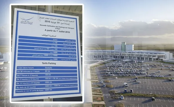 Parking Aéroport d'Alger : détails des nouveaux tarifs