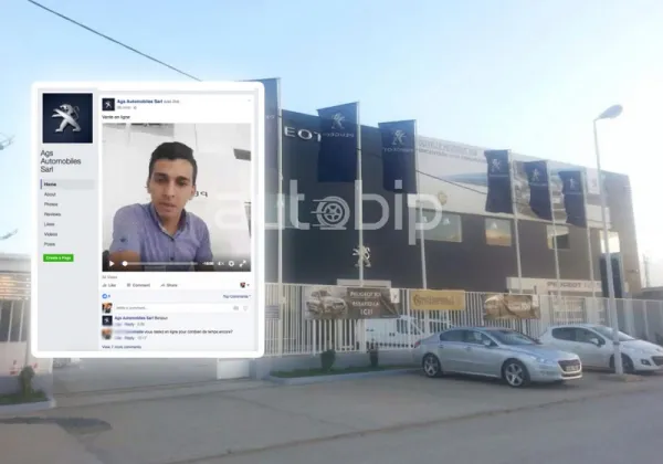 Peugeot / Ags Automobiles Sarl : vente en ligne sur Facebook